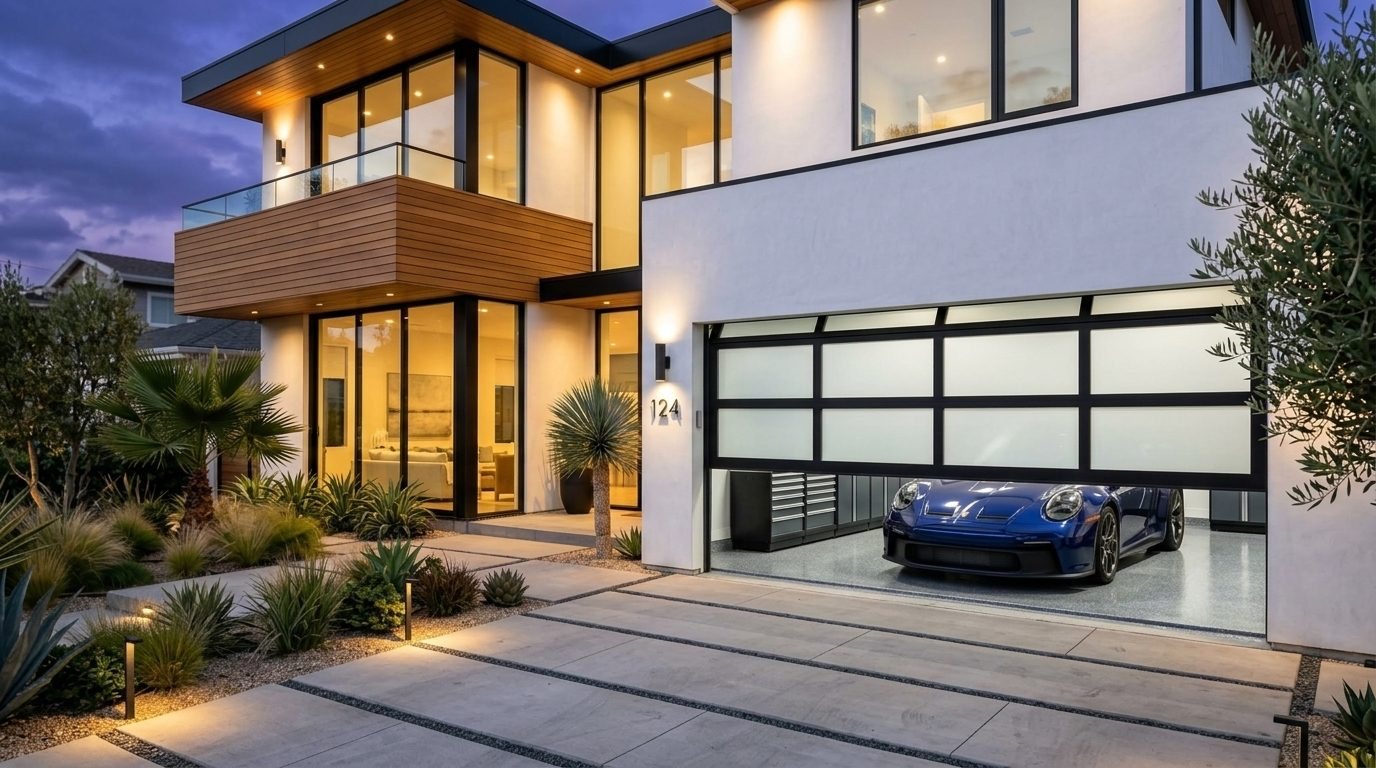 Alejandro Garage Door Repair Garage Door Gliding Open Revealing Warm Illuminated Interior